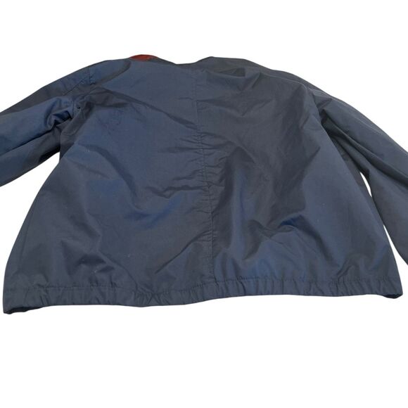 U.S. Polo Assn Navy Jacket Men’s L Preppy Windbreaker Burgundy Lining Pocket - Picture 16 of 16
